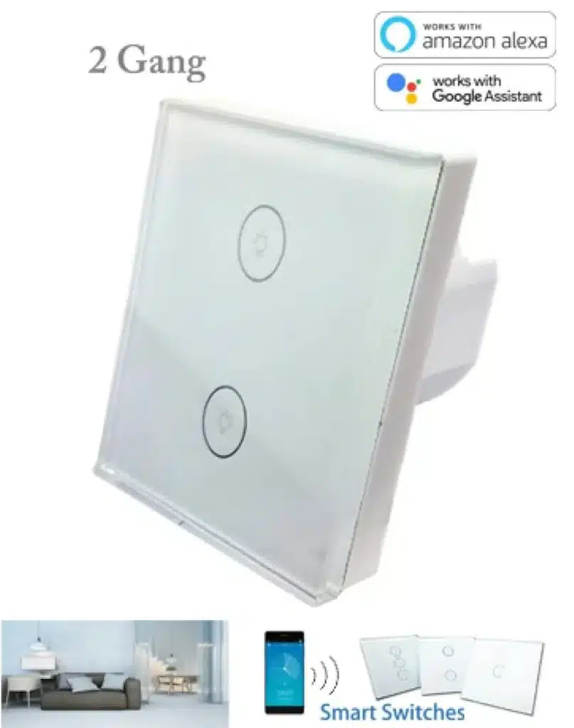 Smart Wi-Fi 2-Gang Light Switch