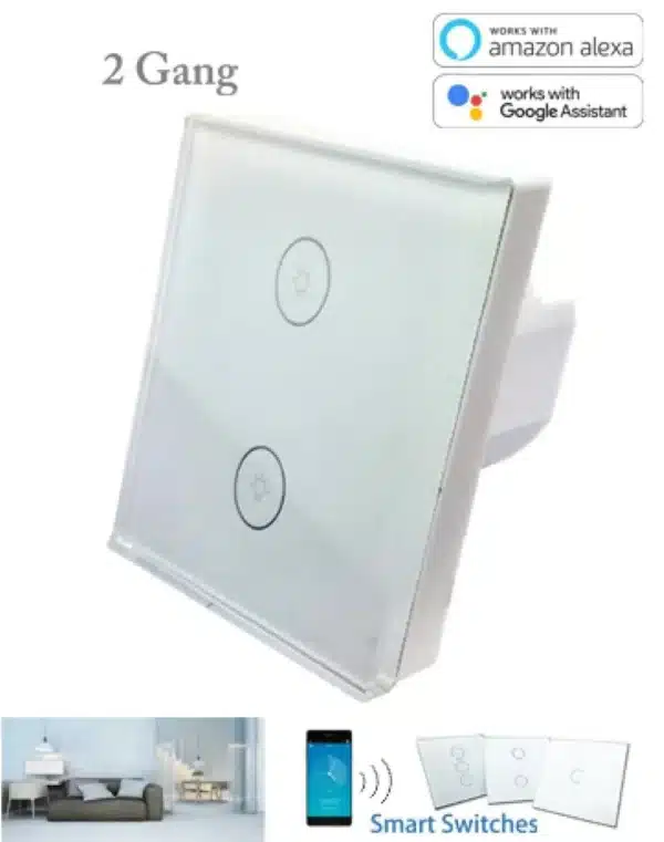 Smart Wi-Fi 2-Gang Light Switch