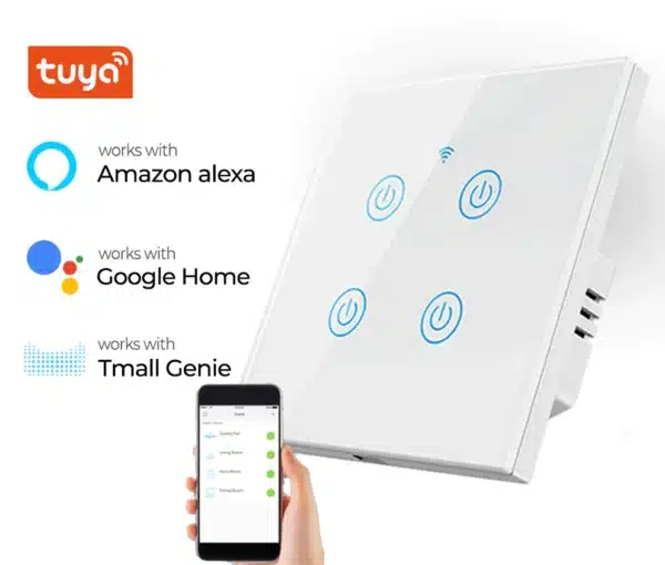 Smart Wi-Fi 4-Gang Light Switch