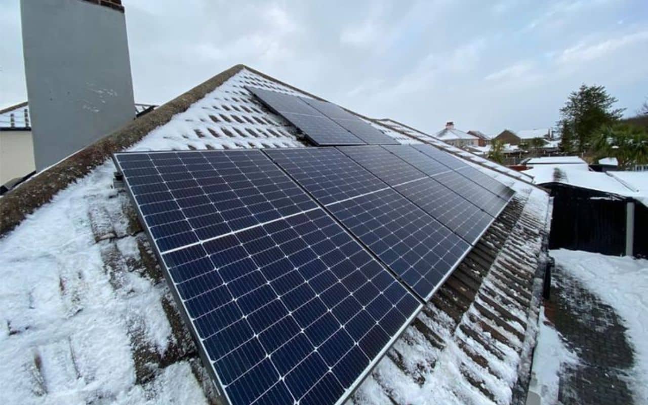 Winter Solar Panel