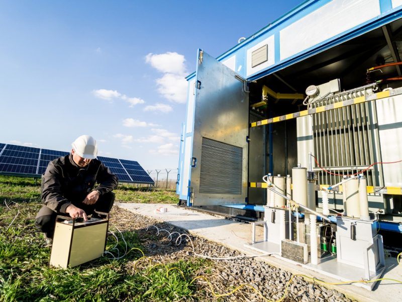execution electrical measuring works power transformer- Solar battery storage solutions in Ghana
